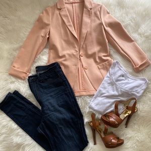 Peach blazer 💜
